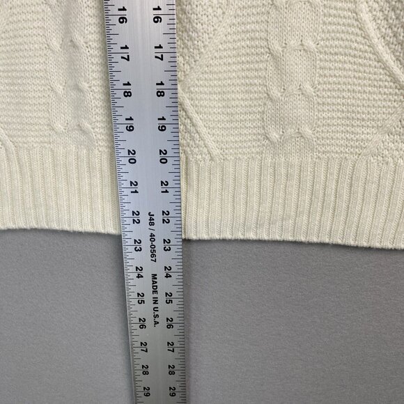 Simply Southern Ladies Top Size Medium Knit Pullover White‎ Cozy Trendy Unique - Picture 7 of 13